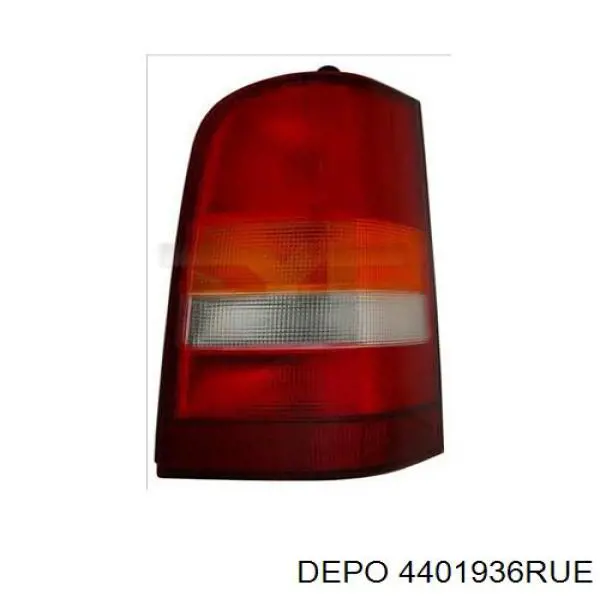4401936RUE Depo/Loro/Abakus Lampa zespolona tylna prawa