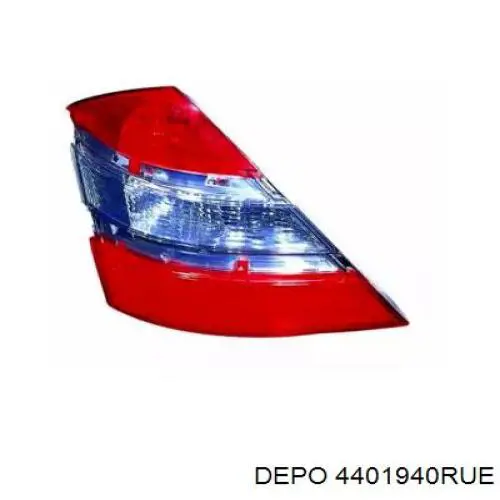 Do koszyka 2218200266 Mercedes Lampa zespolona tylna prawa