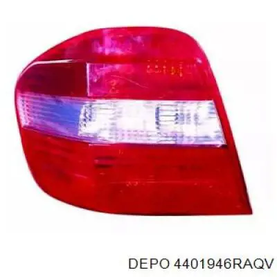 1649061000 Mercedes Lampa zespolona tylna prawa