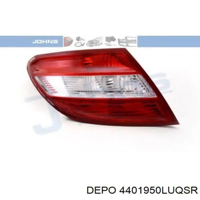 Do koszyka A204906850264 Mercedes Lampa zespolona tylna lewa