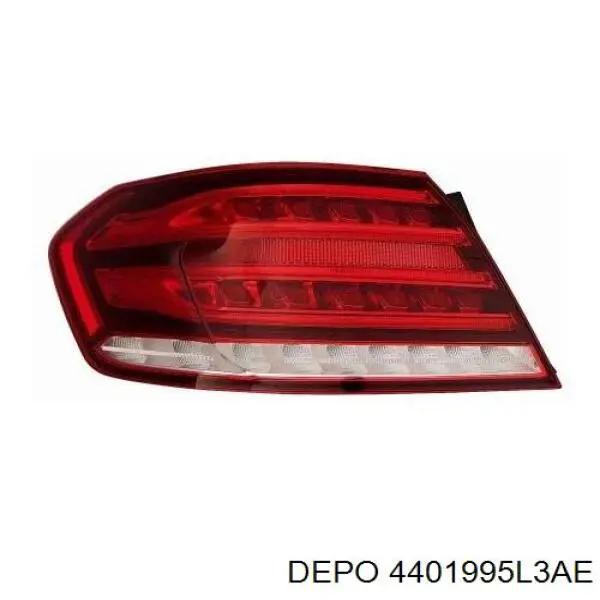 2129060703 Mercedes Lampa zespolona tylna lewa zewnętrzna