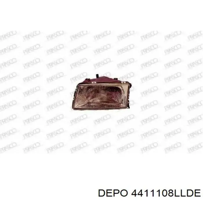 Reflektor lewy Depo/Loro/Abakus 4411108LLDE cena, od 65,71 USD