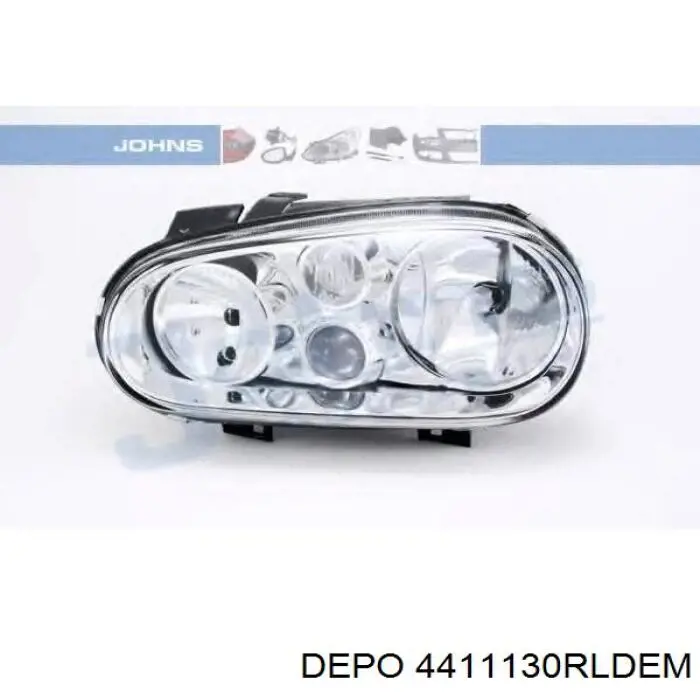 Reflektor prawy Depo/Loro 4411130RLDEM cena, od 109,94 USD