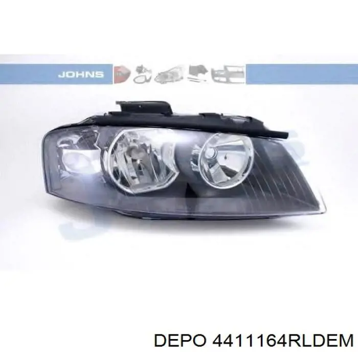 Reflektor prawy do Audi A3  8P1