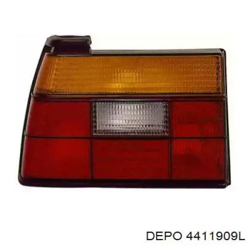 Do koszyka Lampa zespolona tylna lewa Volkswagen Jetta II 19E, 1G2, 165, 167
