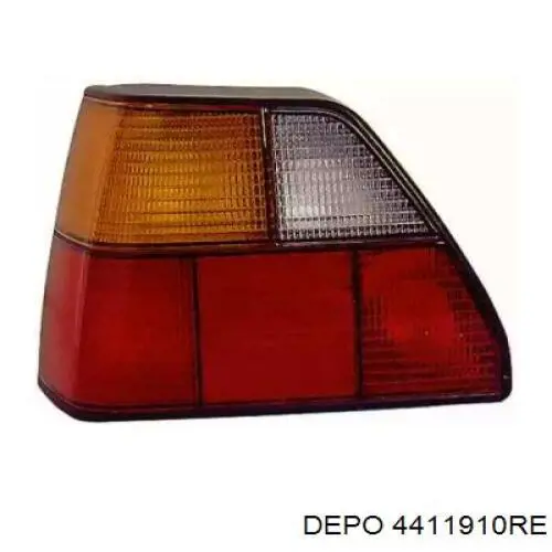 Lampa zespolona tylna prawa Volkswagen Golf II hatchback (19E, 1G1) (1983 - 1992) cena, od 47,74 USD