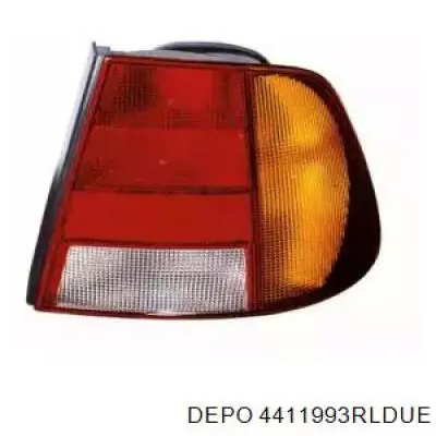 Lampa zespolona tylna prawa Volkswagen Polo III sedana (6KV2) (1995 - 2001) cena, od 49,39 USD