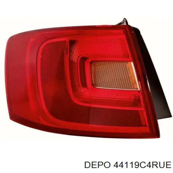 Lampa zespolona tylna prawa zewnętrzna Volkswagen Jetta 4 (162, 163, AV3, AV2)