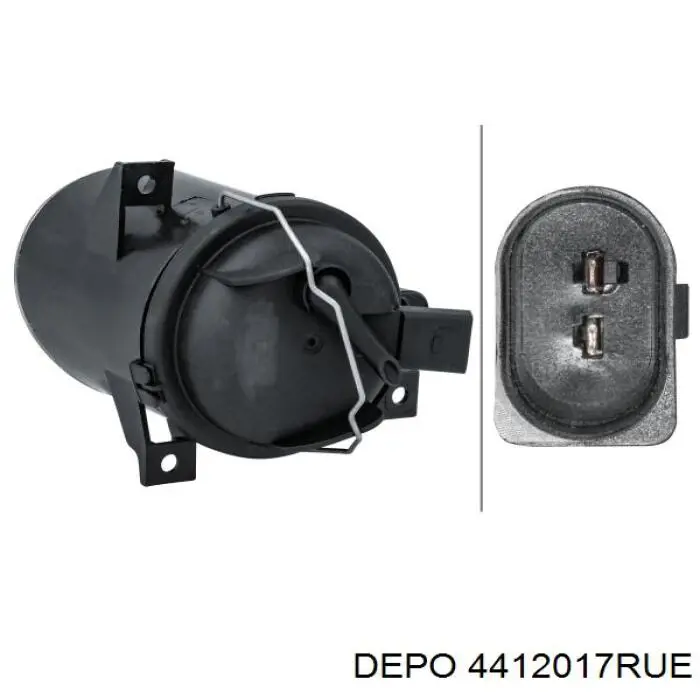 Lampa przeciwmgielna prawa Depo/Loro/Abakus 4412017RUE cena, od 47,67 USD
