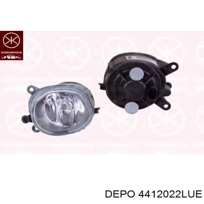 4412022LUE Depo/Loro/Abakus Lampa przeciwmgielna lewa