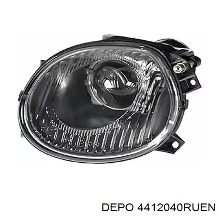 4412040RUEN Depo/Loro/Abakus Lampa przeciwmgielna prawa