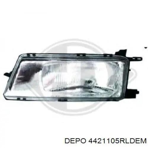 4421105RLDEM Depo/Loro/Abakus Reflektor prawy