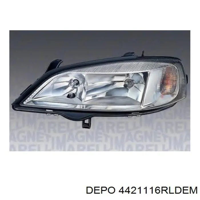 Do koszyka 4421116RLDEM Depo/Loro Reflektor prawy