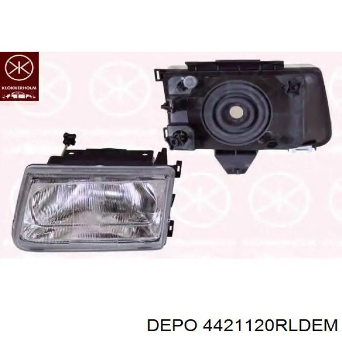 Reflektor prawy Opel Corsa 