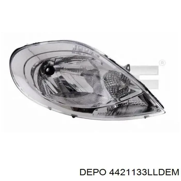 Reflektor lewy Depo/Loro/Abakus 4421133LLDEM cena, od 54,48 USD