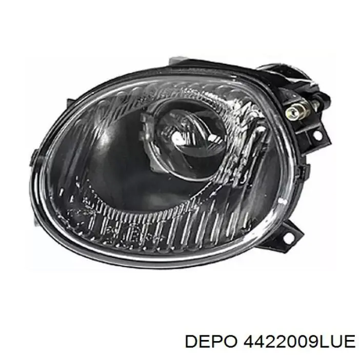 4422009LUE Depo/Loro/Abakus Lampa przeciwmgielna lewa