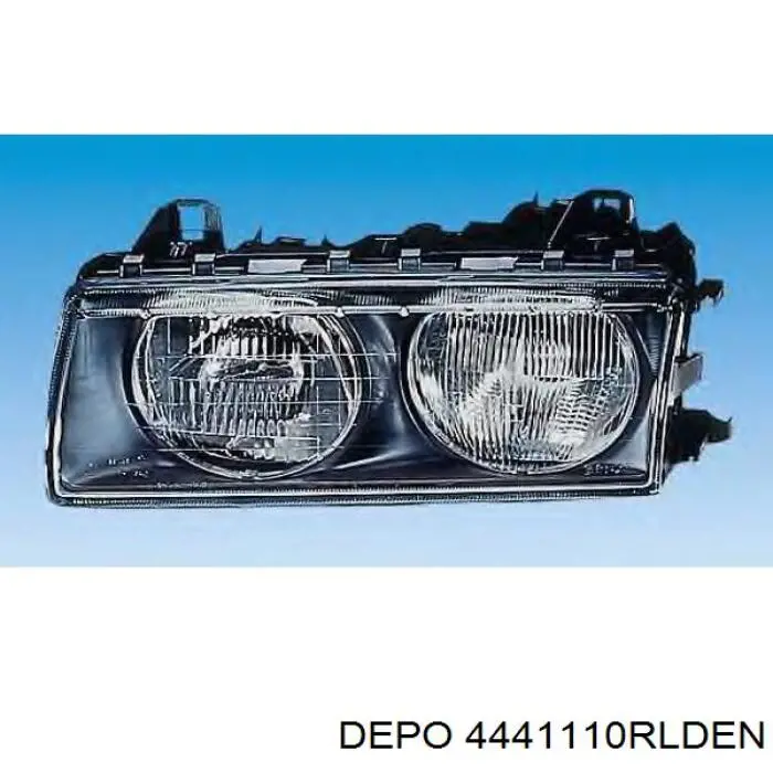 Reflektor prawy Depo/Loro/Abakus 4441110RLDEN cena, od 226,34 USD