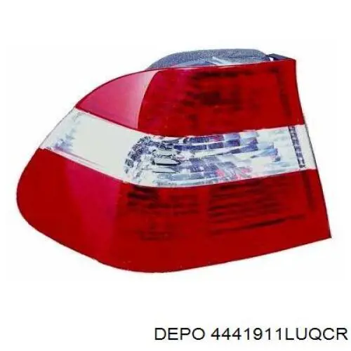 Lampa zespolona tylna lewa zewnętrzna Depo/Loro/Abakus 4441911LUQCR cena, od 57,89 USD