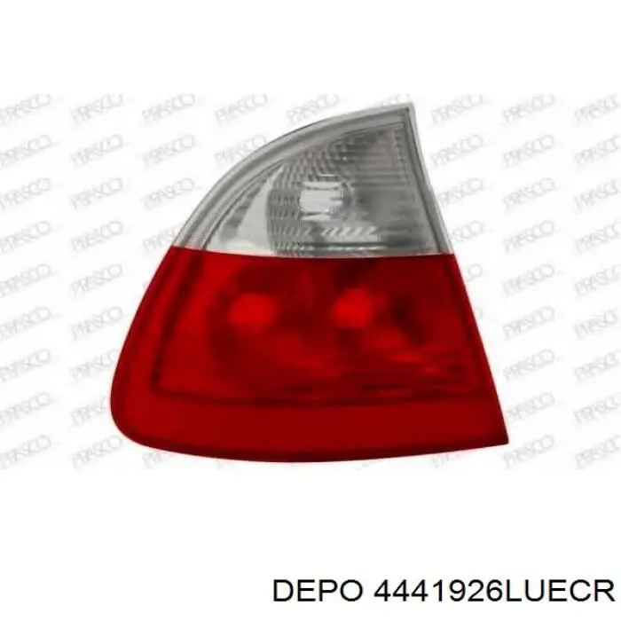 Lampa zespolona tylna lewa zewnętrzna Depo/Loro/Abakus 4441926LUECR cena, od 78,32 USD