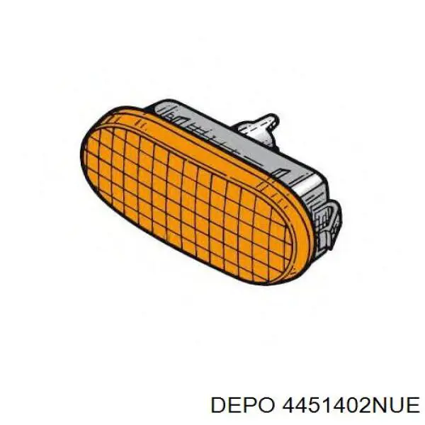 Powtarzacz kierunkowskazu na błotniku 4451402NUE Depo/Loro/Abakus