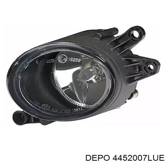 4452007LUE Depo/Loro/Abakus Lampa przeciwmgielna lewa