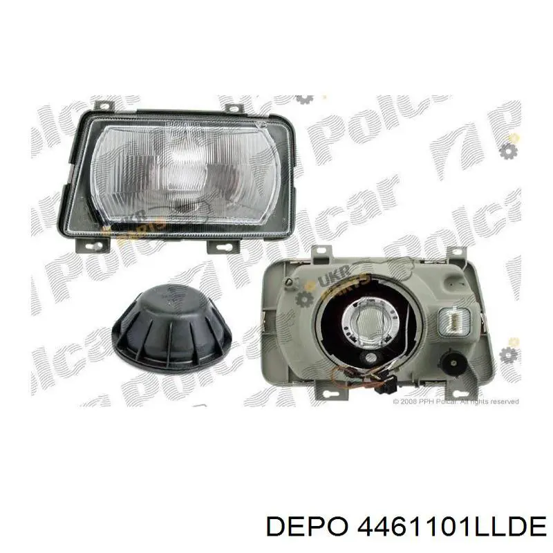Do koszyka Reflektor lewy Seat Ibiza I 021A
