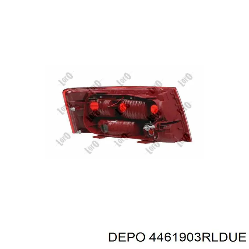 Lampa zespolona tylna prawa zewnętrzna Depo/Loro/Abakus 4461903RLDUE