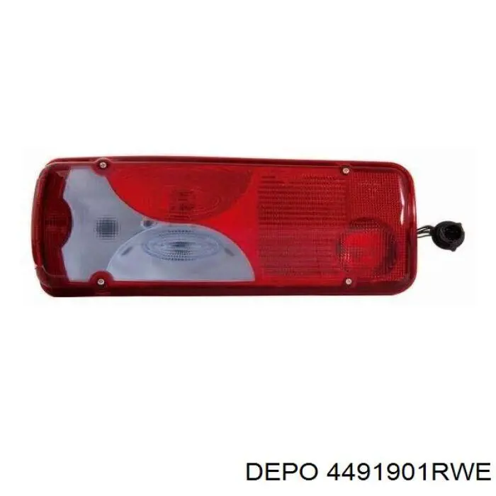 4491901RWE Depo/Loro/Abakus Lampa zespolona tylna prawa