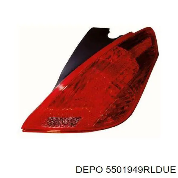 Do koszyka 103F17291770 Peugeot/Citroen Lampa zespolona tylna prawa