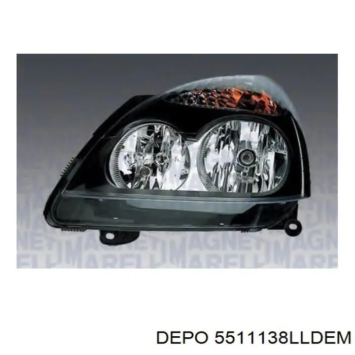 Do koszyka 5511138LLDEM Depo/Loro/Abakus Reflektor lewy