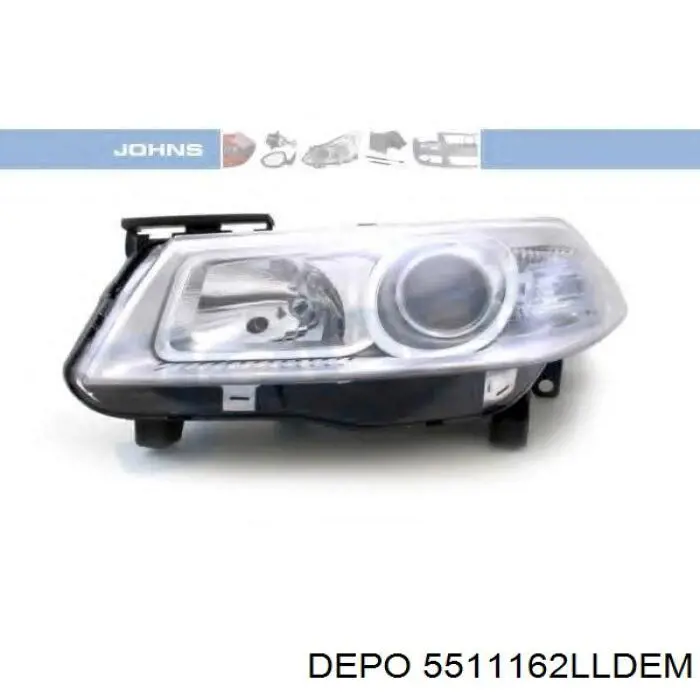 Reflektor lewy 5511162LLDEM Depo/Loro/Abakus