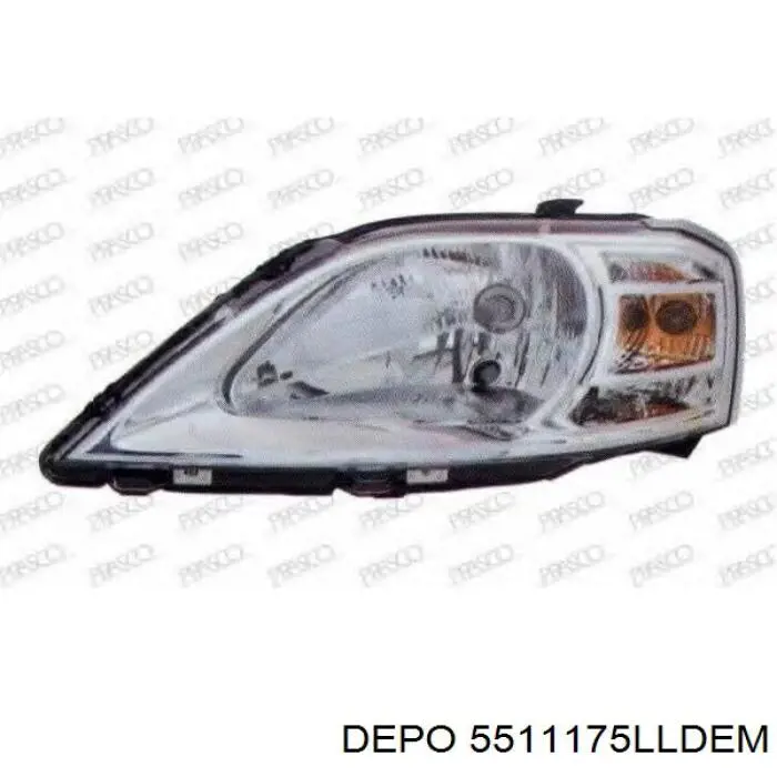 Reflektor lewy Depo/Loro/Abakus 5511175LLDEM cena, od 113,61 USD