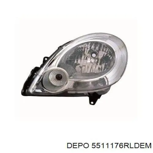 5511176RLDEM Depo/Loro/Abakus Reflektor prawy