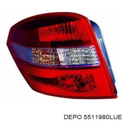 Lampa zespolona tylna lewa do Renault Laguna III KT0, KT1