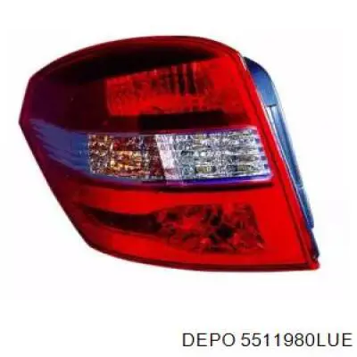 Lampa zespolona tylna lewa Renault Laguna III kombi (KT0, KT1) (2007 - 2015) cena, od 93,86 USD