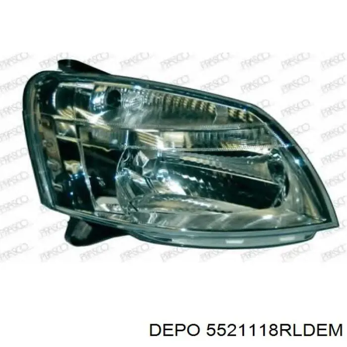 5521118RLDEM Depo/Loro/Abakus Reflektor prawy