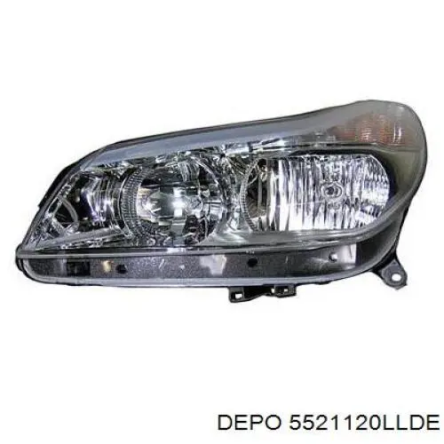 Do koszyka 620843 Peugeot/Citroen Reflektor lewy