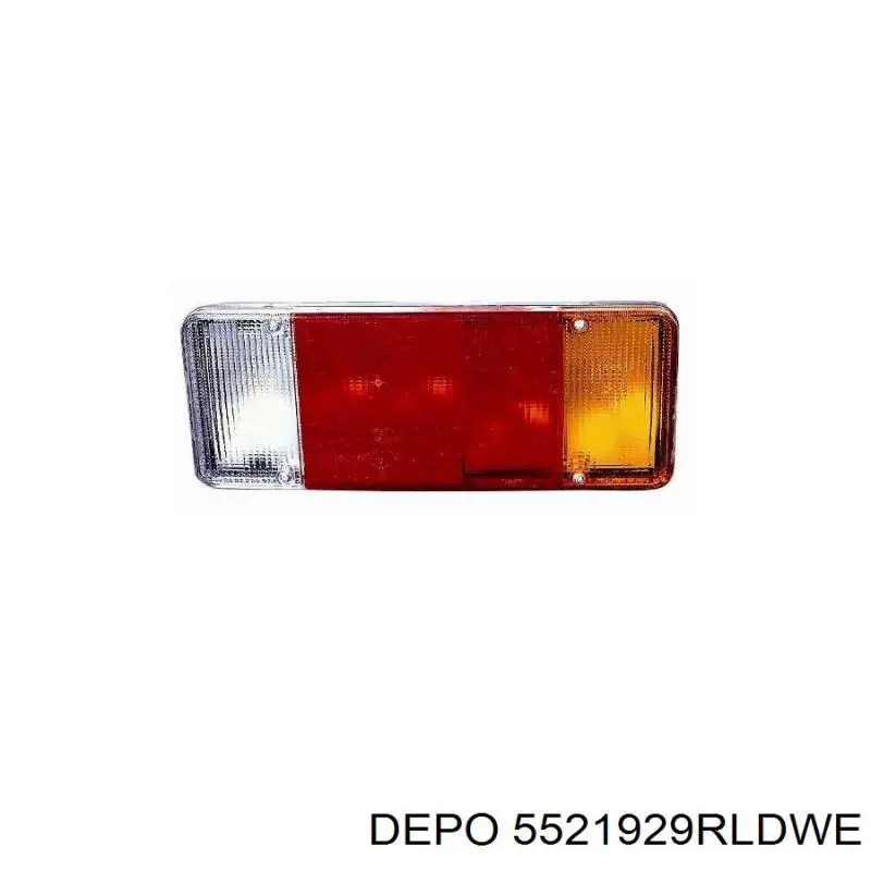 Lampa zespolona tylna prawa do Citroen Jumpy I BU