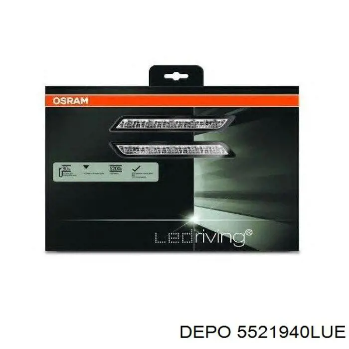 5521940LUE Depo/Loro/Abakus Lampa zespolona tylna lewa zewnętrzna