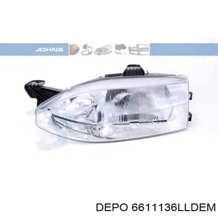 Reflektor lewy Fiat Albea sedana (172) (2002 - 2011) cena, od 118,14 USD