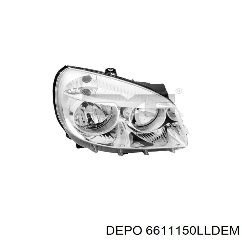 6611150LLDEM Depo/Loro/Abakus Reflektor lewy