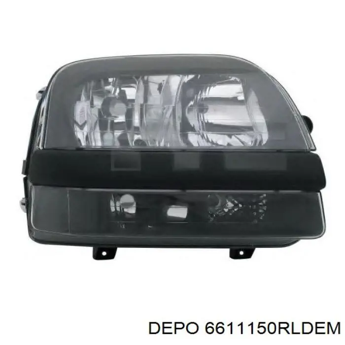 Do koszyka 6611150RLDEM Depo/Loro Reflektor prawy