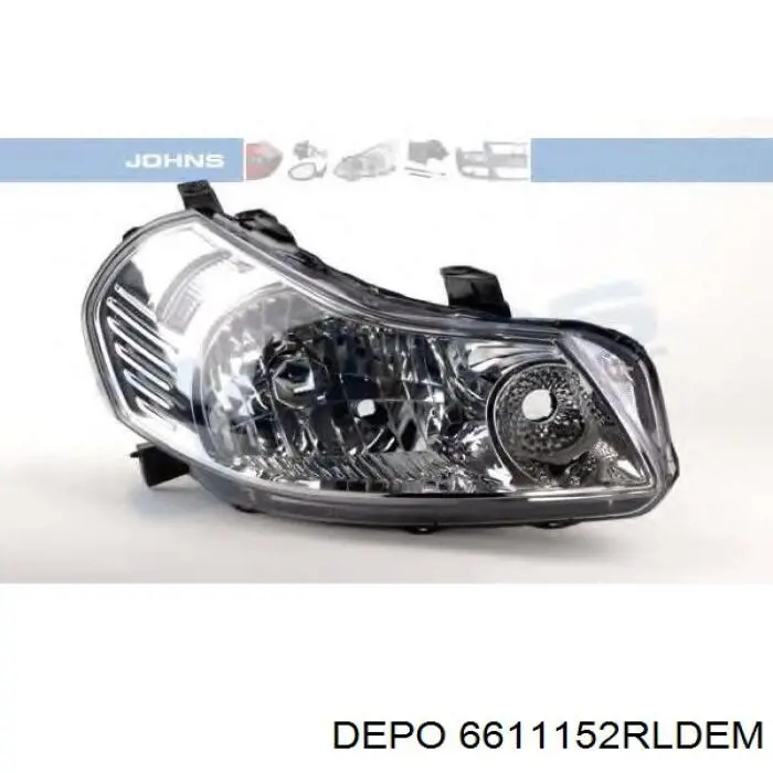 Reflektor prawy do Suzuki SX4  GY