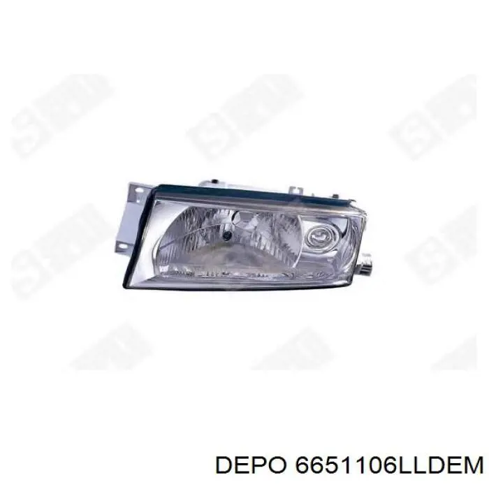Reflektor lewy Depo/Loro/Abakus 6651106LLDEM cena, od 76,62 USD
