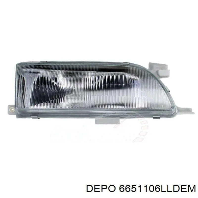 Do koszyka 6651106LLDEM Depo/Loro/Abakus Reflektor lewy