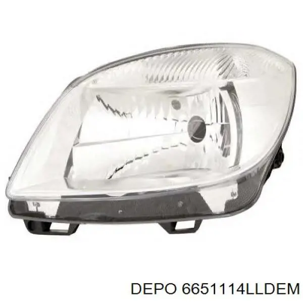 Reflektor lewy Depo/Loro/Abakus 6651114LLDEM cena, od 135,84 USD