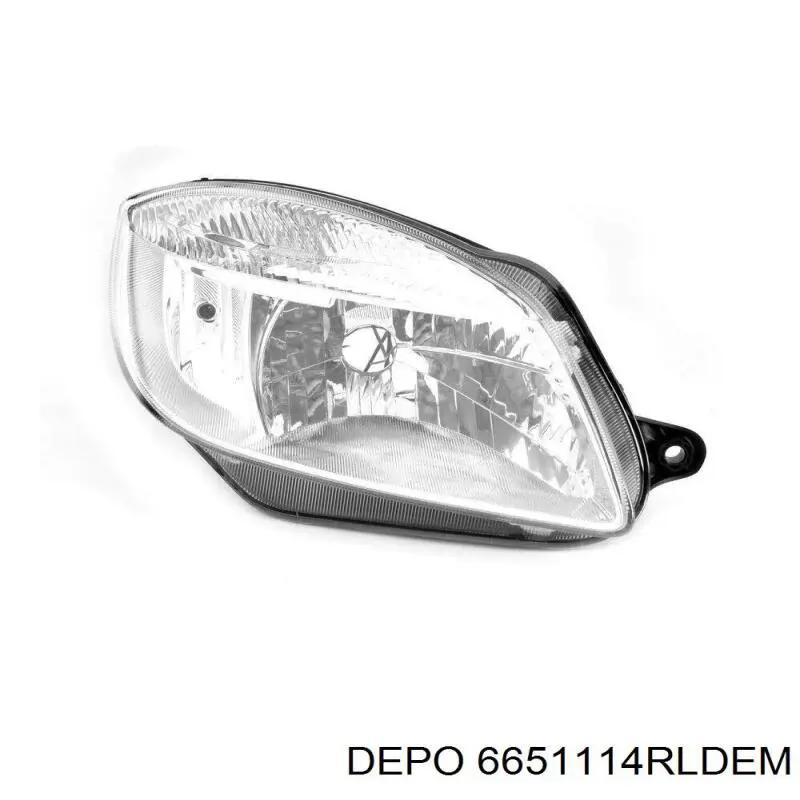 Reflektor prawy Depo/Loro 6651114RLDEM cena, od 179,03 USD