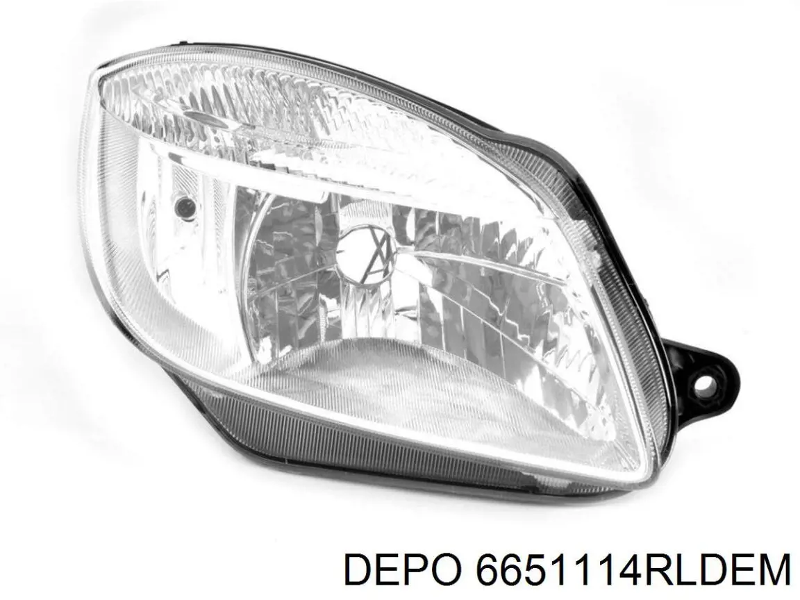 6651114RLDEM Depo/Loro Reflektor prawy