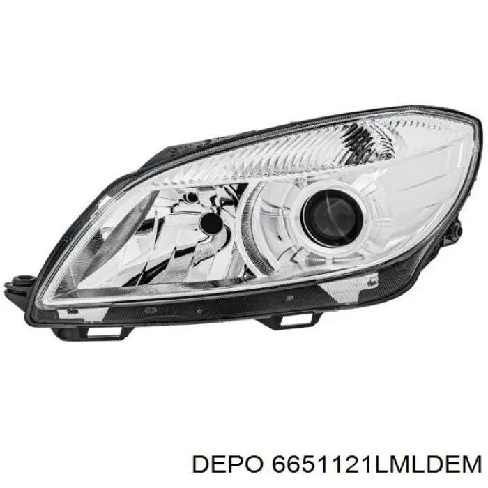6651121LMLDEM Depo/Loro/Abakus Reflektor lewy