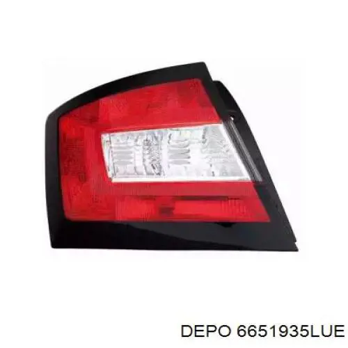7629931 VAN Wezel Lampa zespolona tylna lewa